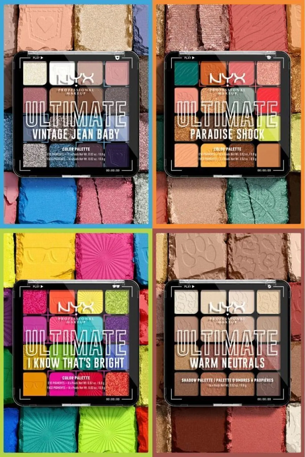 Ultimate Shadow Palette - Paradise Shock Göz Farı Paleti