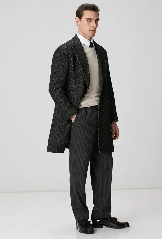 Network Erkek Limited Ermenegildo Zegna Kumaştan Üretilmiş Palto