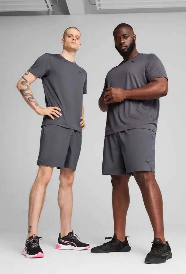 Puma Puma Tad Essentials 7 Wven Erkek Gri Antrenman Şortu