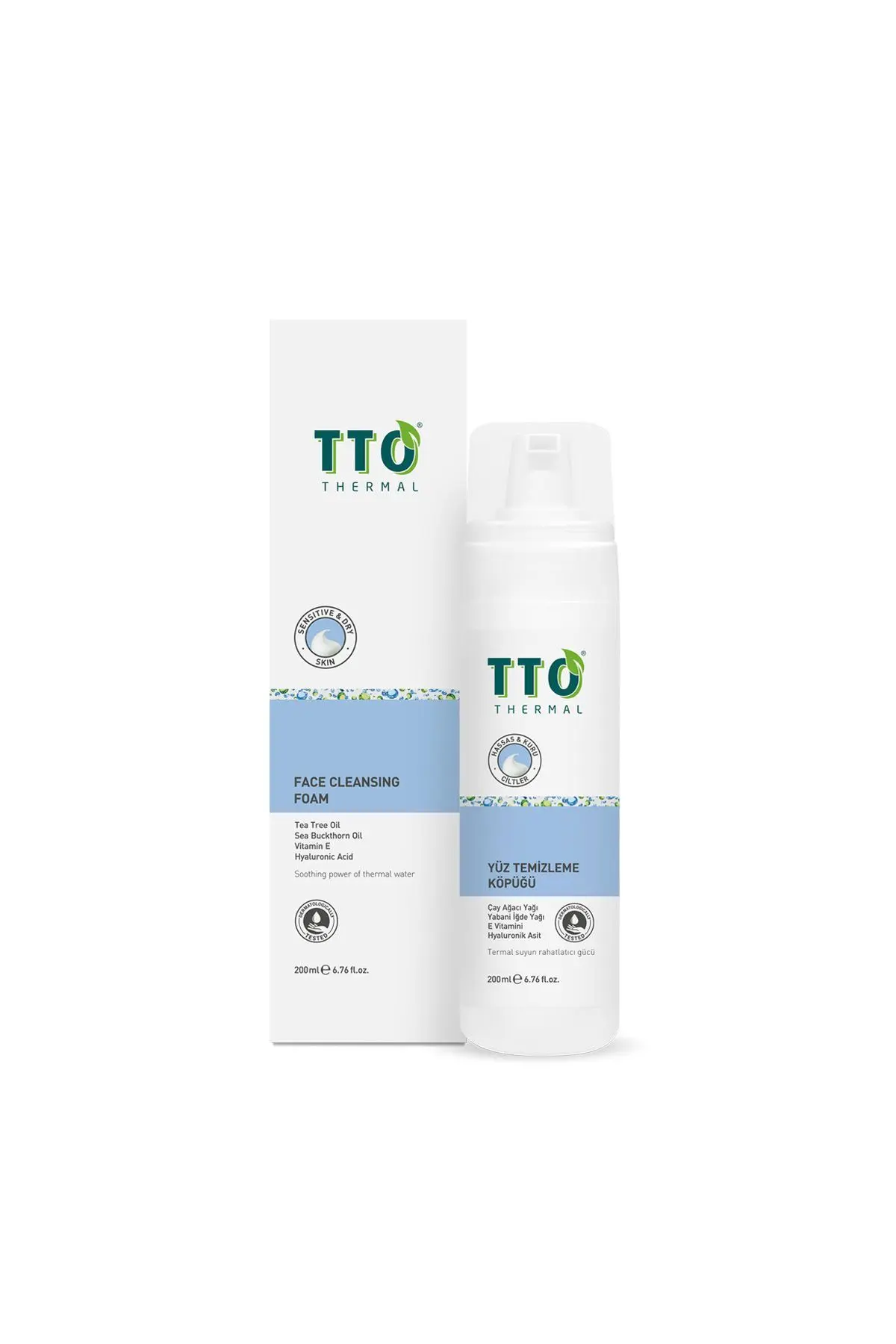 Yüz Temizleme Köpüğü 200 ml (Çay Ağacı Yağı / tea tree oıl)