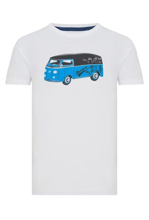 Routefield Routefield Tommy Erkek Beyaz Tişört