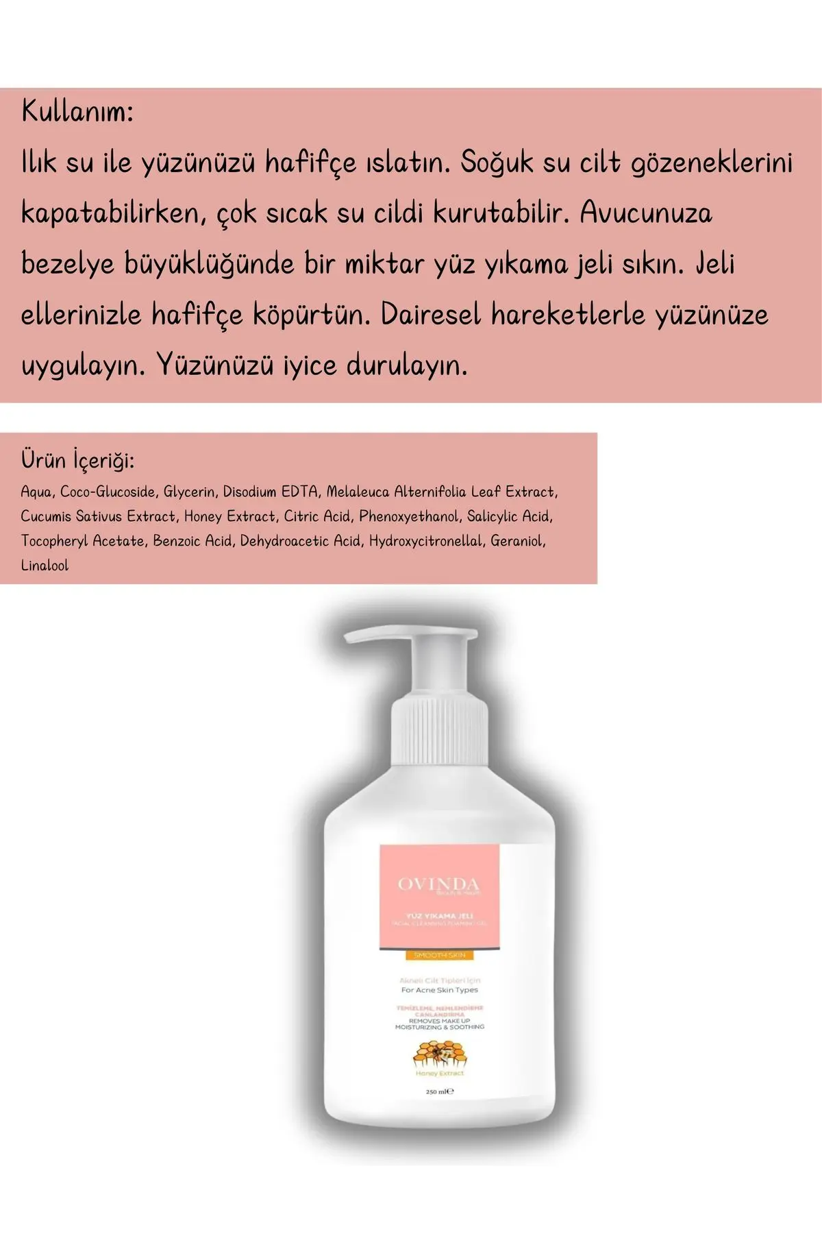 Acne Care Yüz Yıkama Jeli Akneli Ciltler 250 ml Nemlendirme - Temizleme - Canlandırma