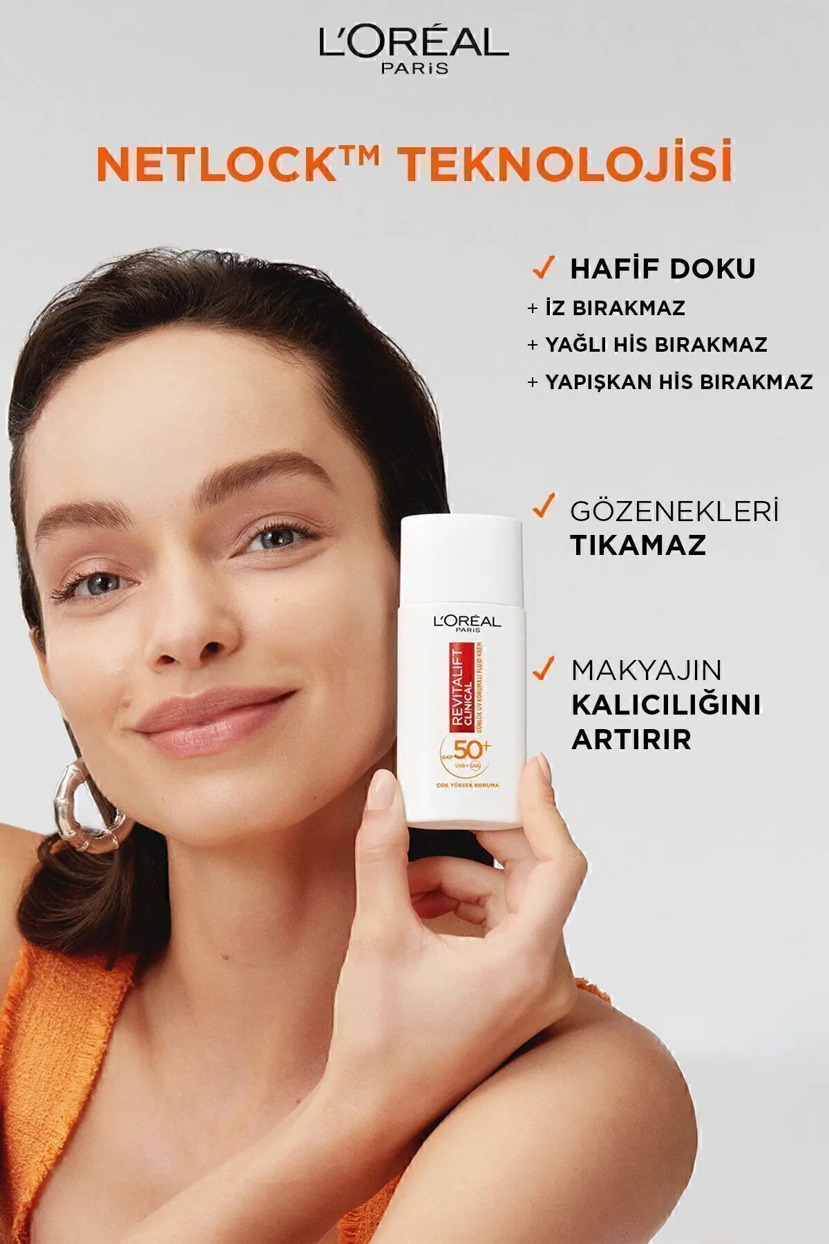 Revitalift Clinical Spf 50+ Günlük Yüksek Uv Korumalı Yüz Güneş Kremi 50ml