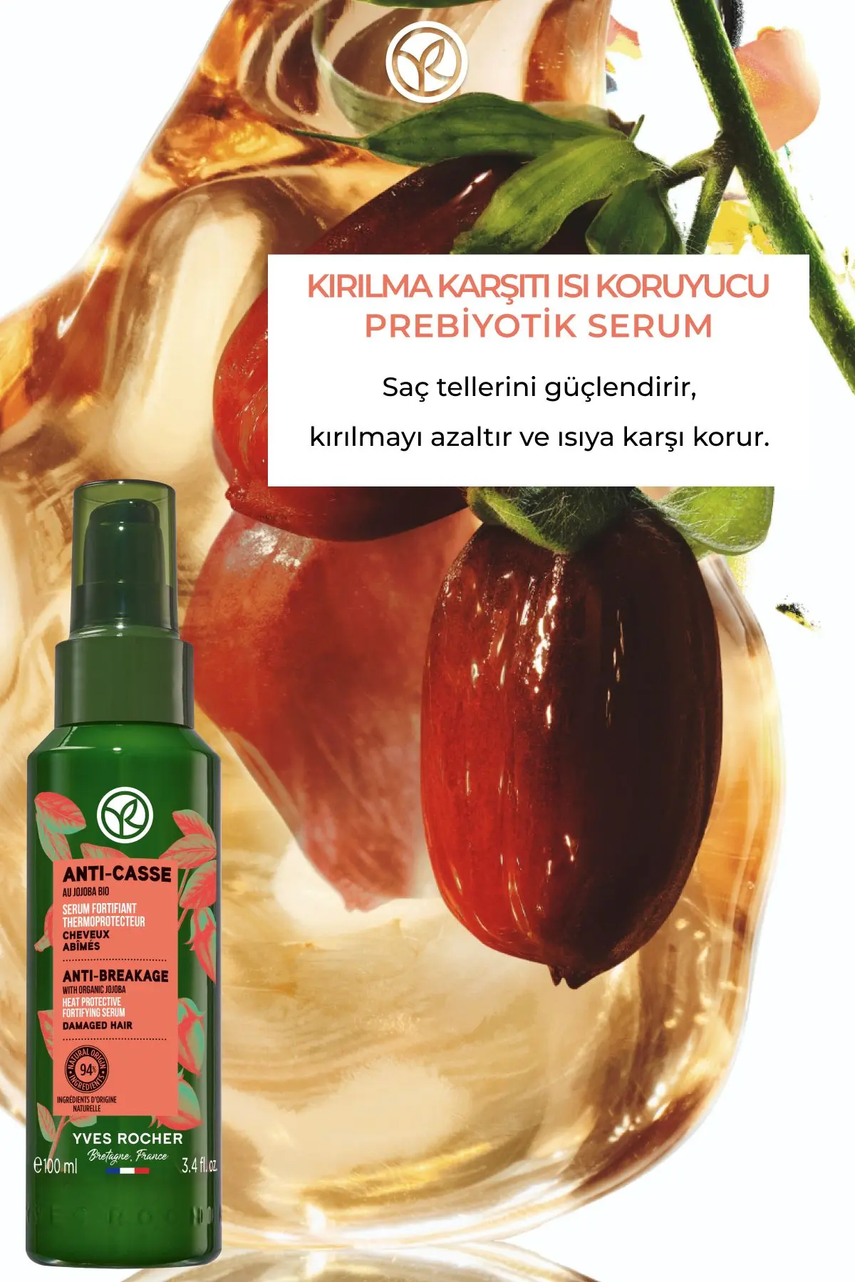 Kırılma Karşıtı/Isı Koruyucu (Reparation) Prebiyotik Serum - Vegan-100 ml