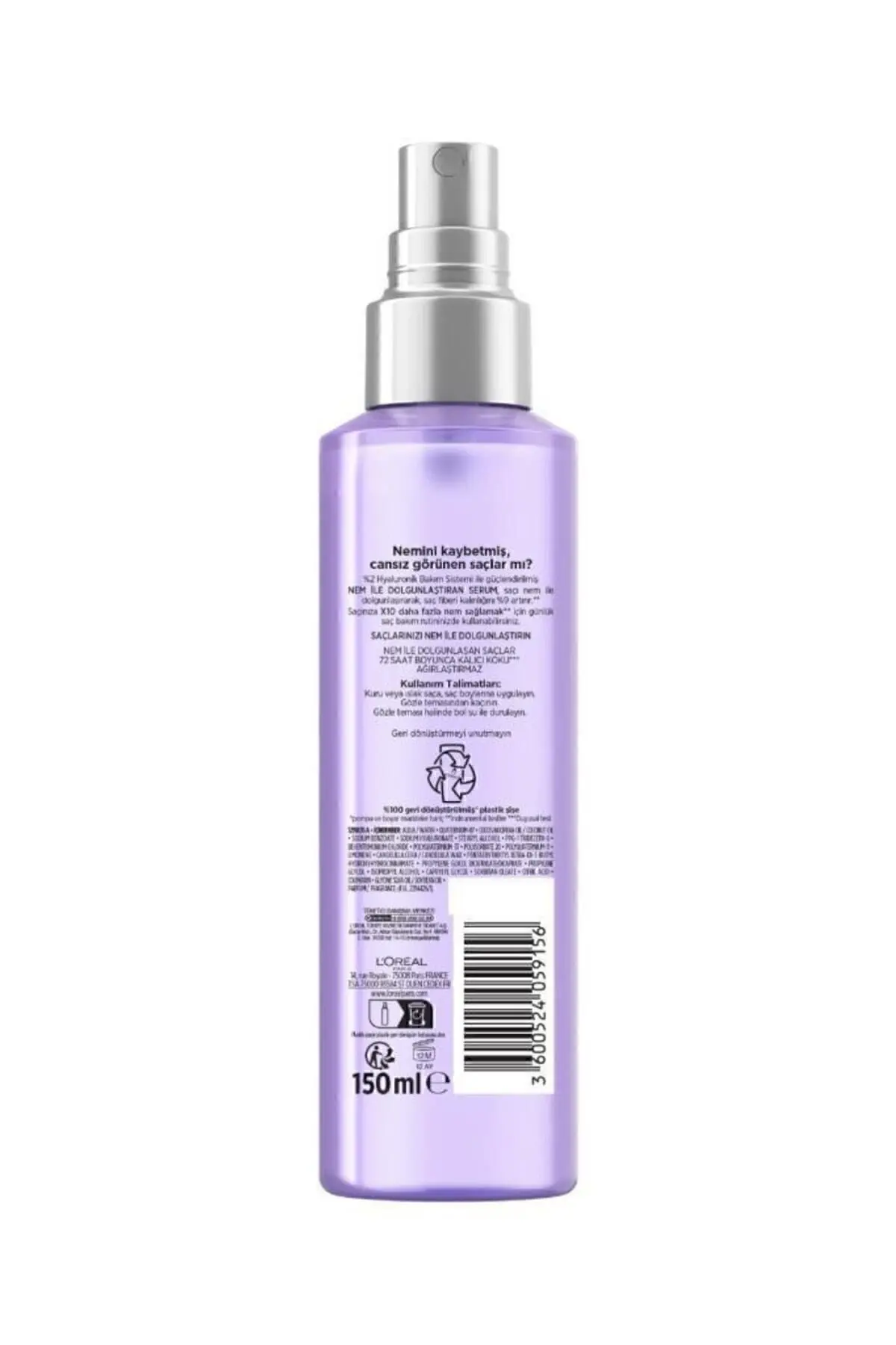 Hydra [hyaluronic] Nem Ile Dolgunlaştıran Serum 150ml