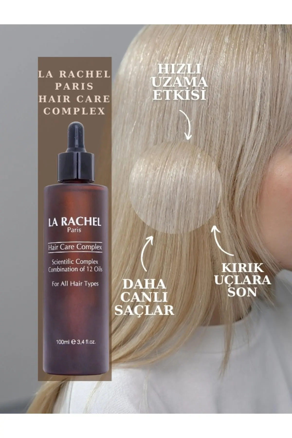 Yavaş Uzayan Ve Aşırı Yıpranmış Saçlar Için Geliştirilmiş Bitkisel Saç Bakım Kompleksi