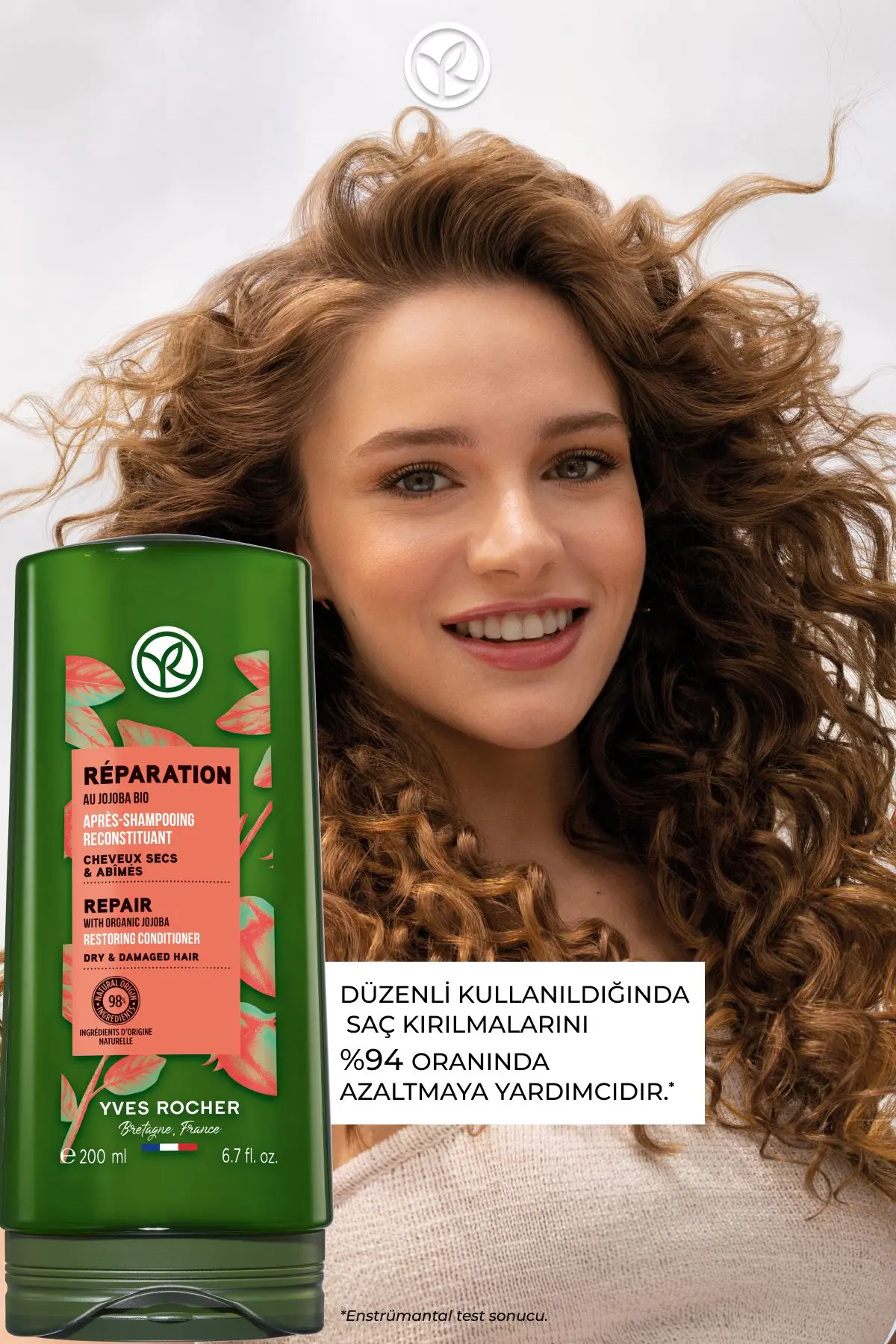 Yıpranmış Saçlar İçin (Reparation) Onarıcı Prebiyotik Saç Kremi - Silikonsuz & Vegan-200 ml