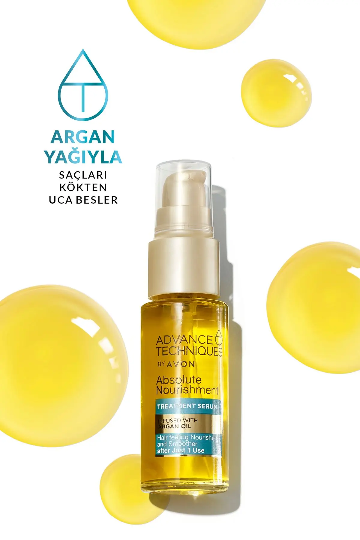 Advance Techniques Argan Yağı Içeren Besleyici Saç Serumu 30 Ml. Üçlü Set