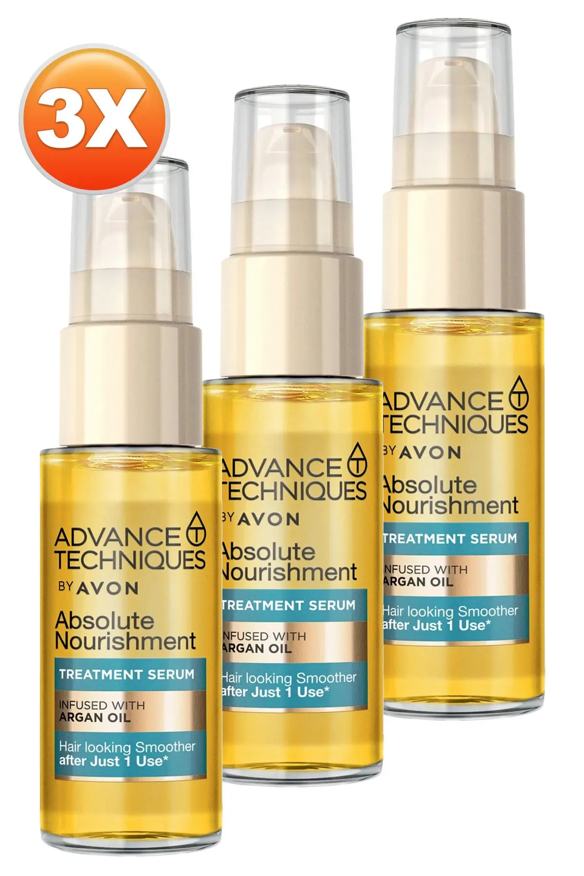 Advance Techniques Argan Yağı Içeren Besleyici Saç Serumu 30 Ml. Üçlü Set