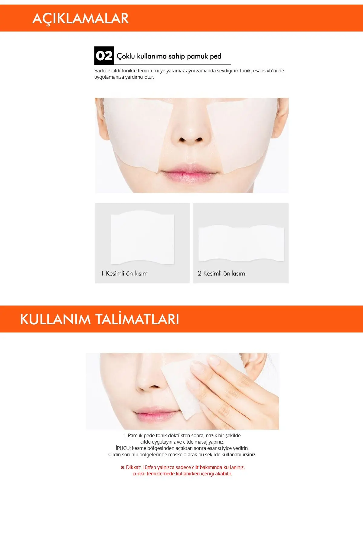 Çok Amaçlı Pamuk Makyaj Pedleri 60adet1/2 Soft Cotton Pads