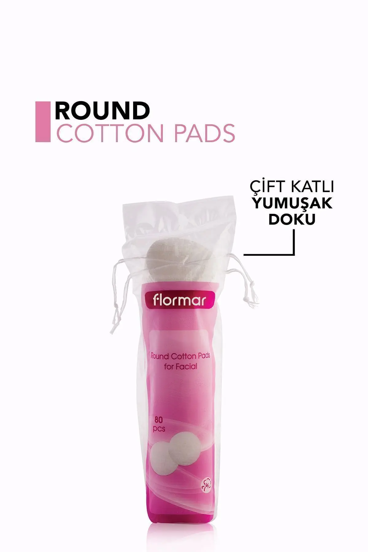 Yuvarlak 80'li Makyaj Temizleme Pamuğu - Cotton Pads - 001 - 8690604175031