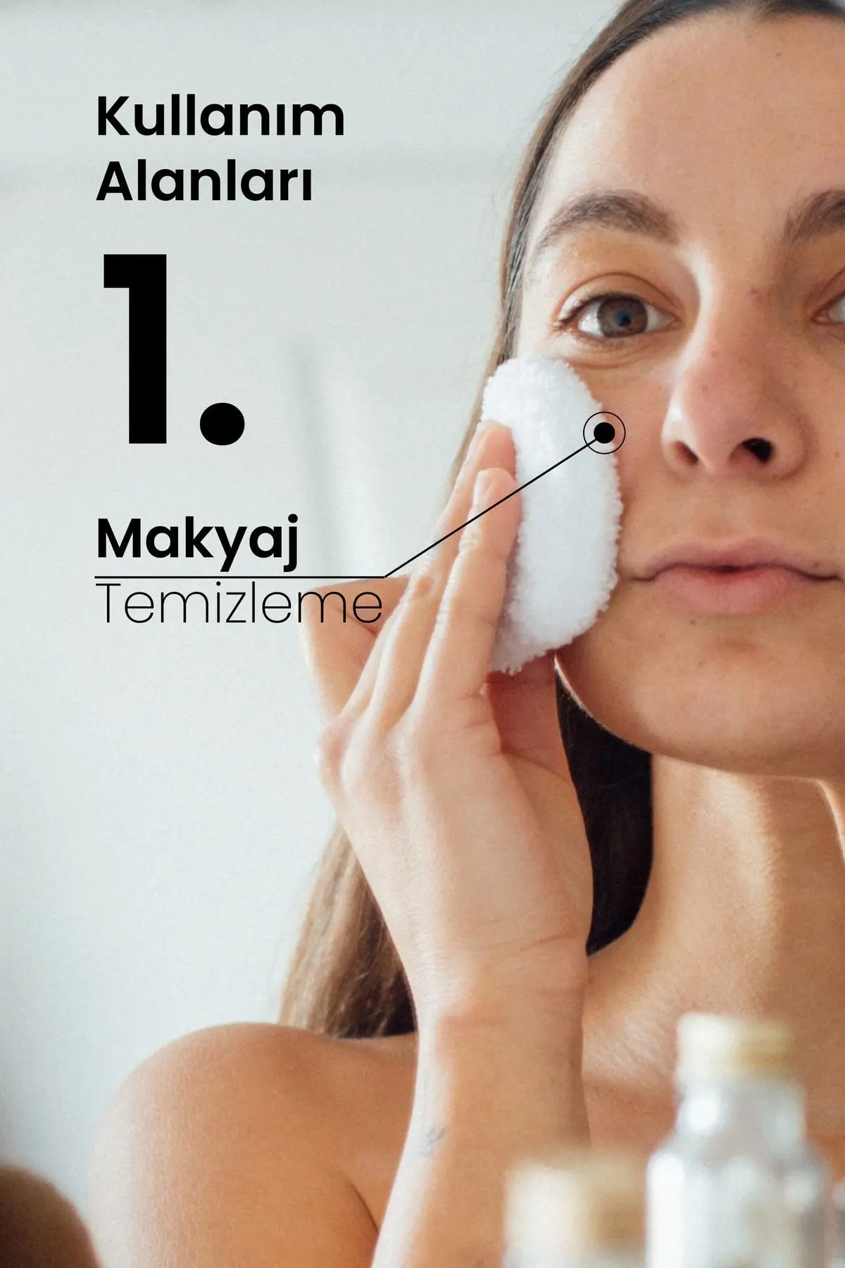 Yıkanabilir Makyaj Temizleme Pamuğu | 2'li