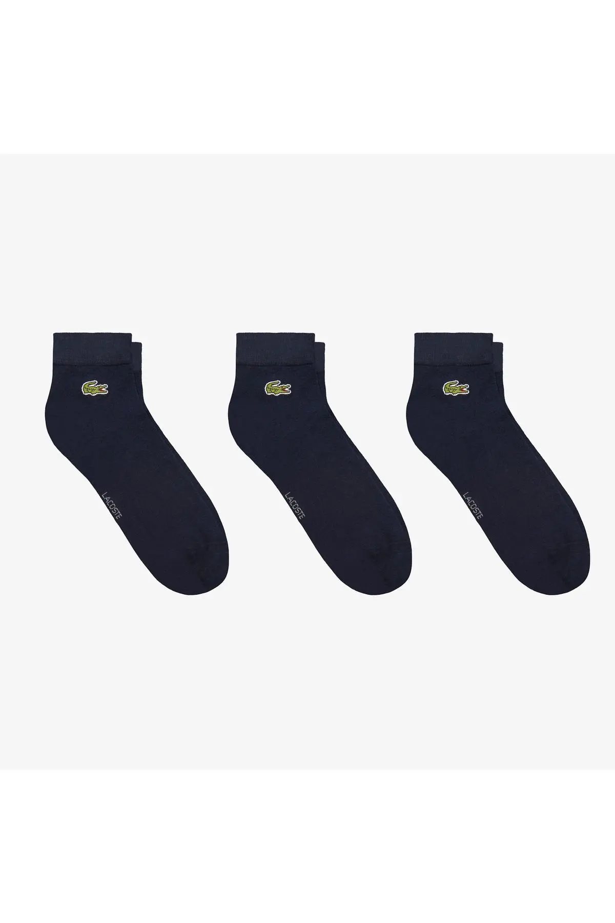 Lacoste Unisex 3'lü Lacivert Çorap