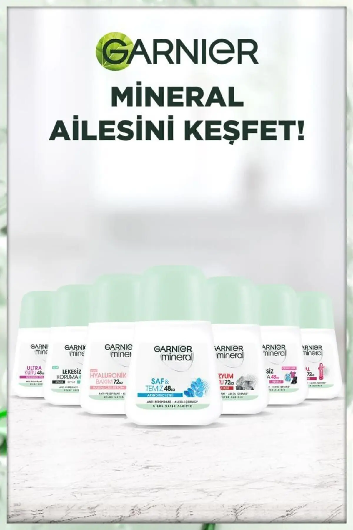 Mineral Lekesiz Koruma Roll-on Deodorant