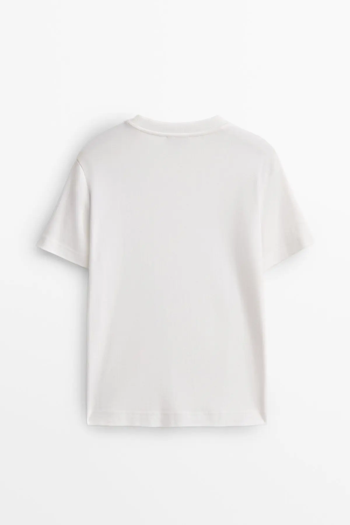 Kısa Kollu Pamuklu T-shirt