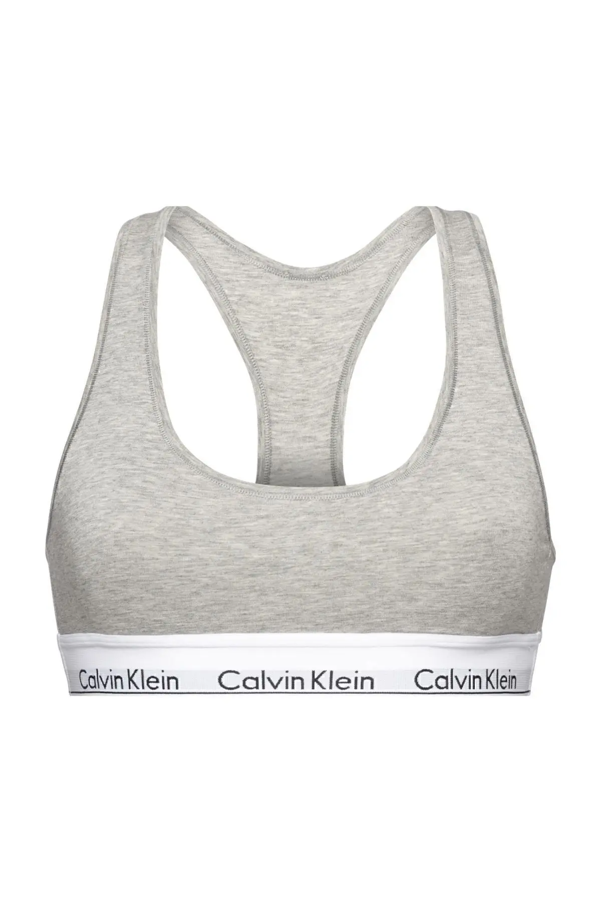 Calvin Klein Kadın Marka Logolu Bralette - Elastik Bantlı Rahat Ve Günlük Kullanım - Renkli