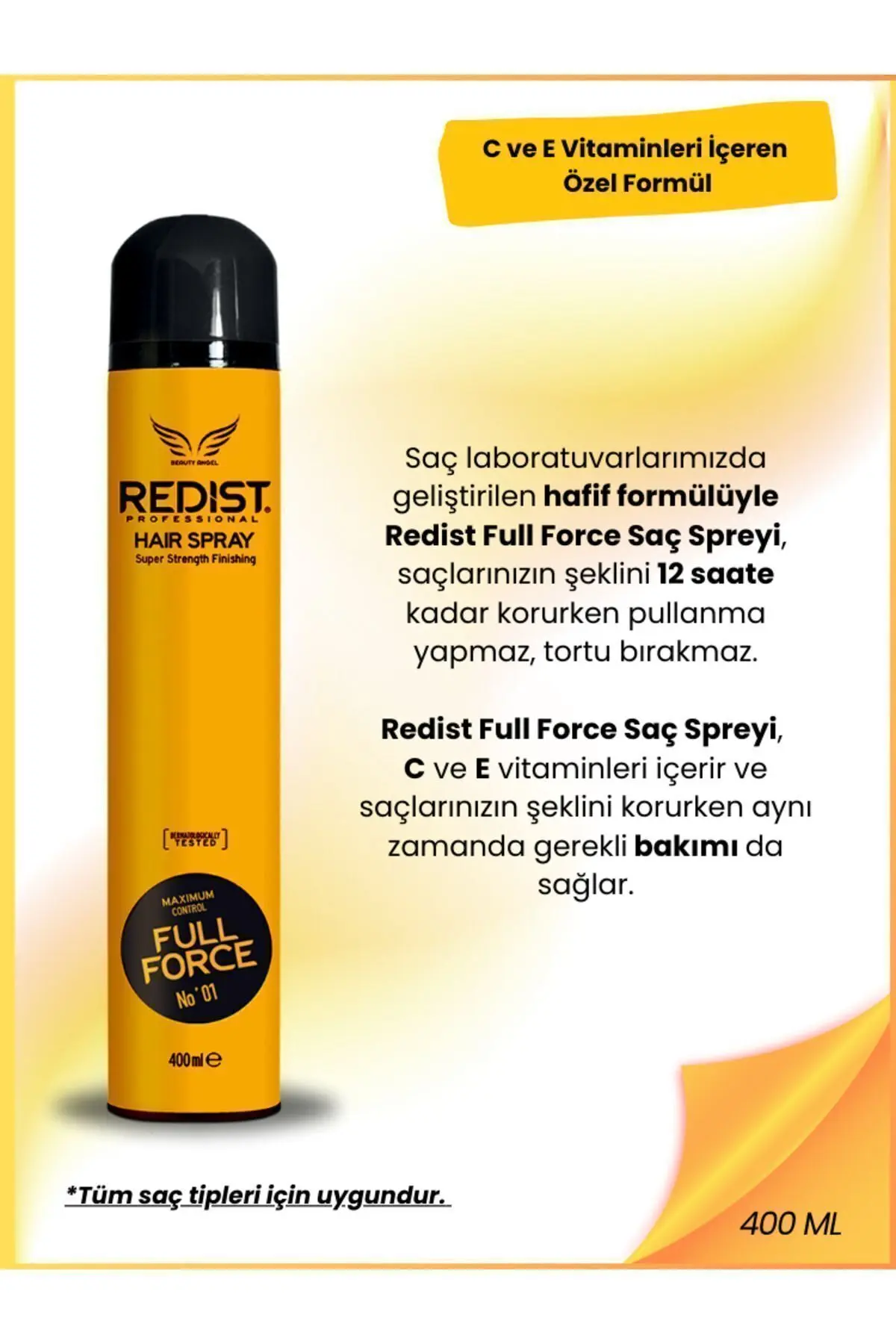 Full Force Extra Sert Saç Spreyi 400ml