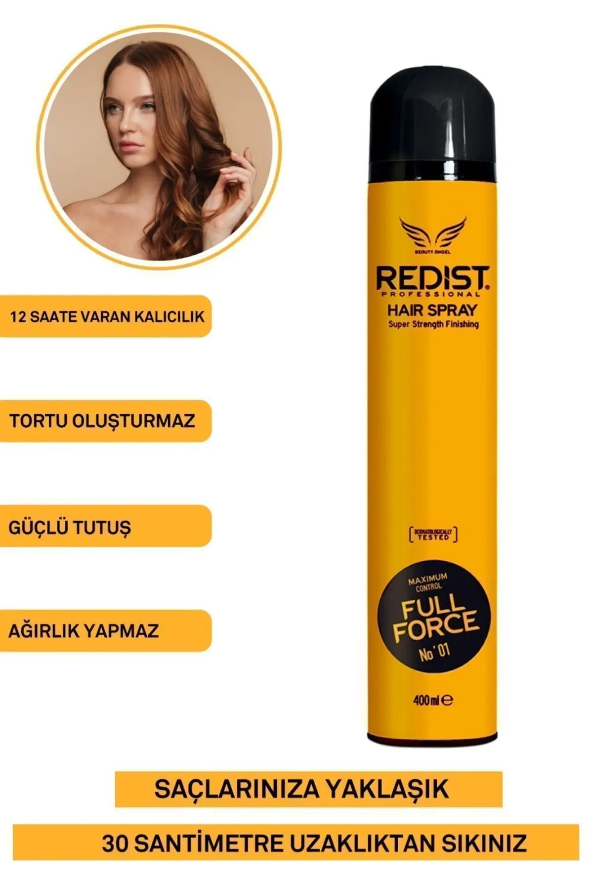Full Force Extra Sert Saç Spreyi 400ml