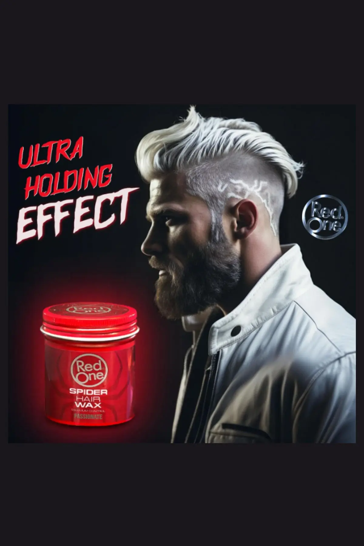 Redone Kırmızı Spider Gün Boyu Etkili Parlak Saç Şekillendirci Wax 100ml