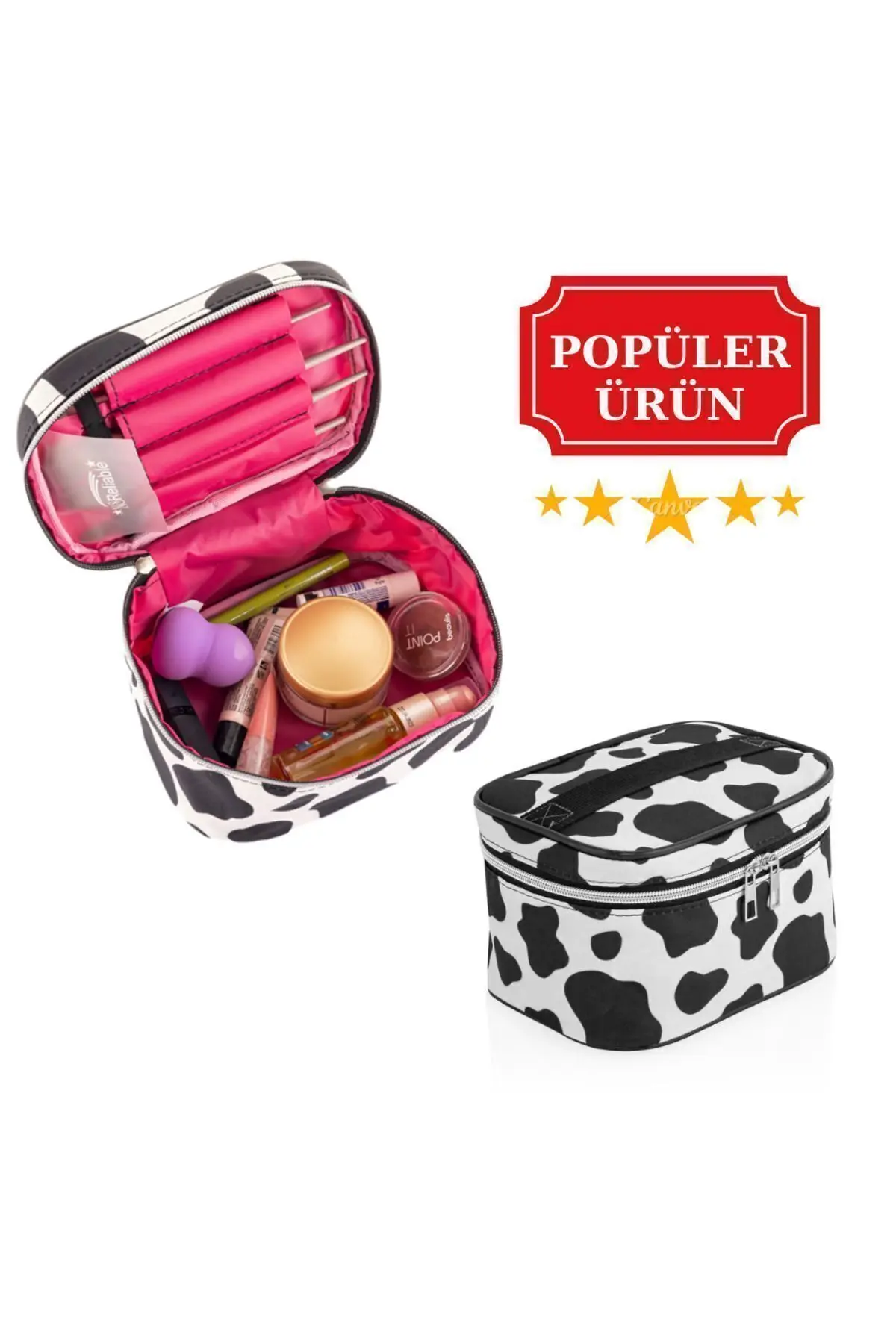 Captain Seyahat Makyaj Organizatörü Makyaj Çantası Çok Fonksiyonlu Kozmetik Çanta