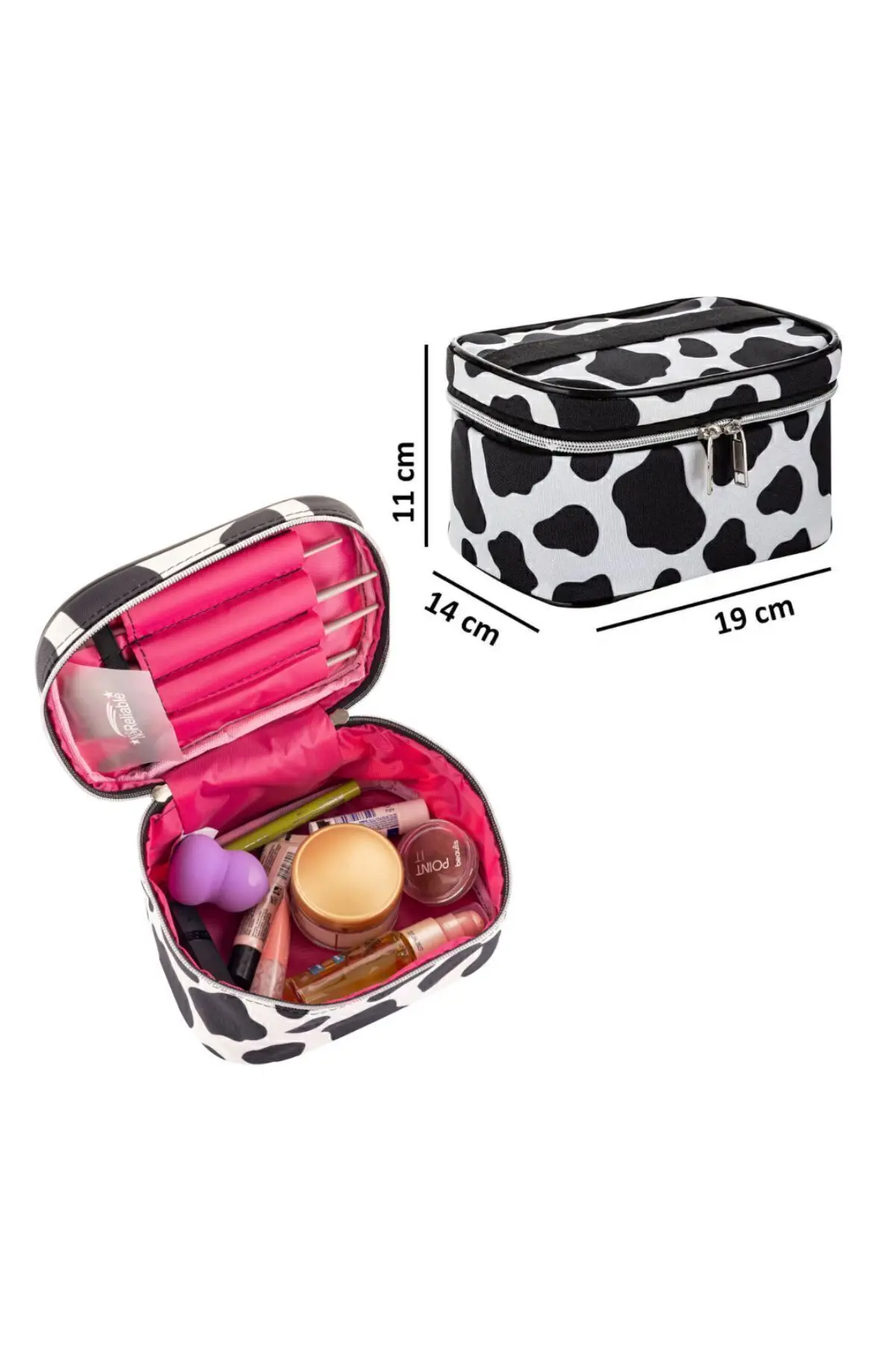 Captain Seyahat Makyaj Organizatörü Makyaj Çantası Çok Fonksiyonlu Kozmetik Çanta
