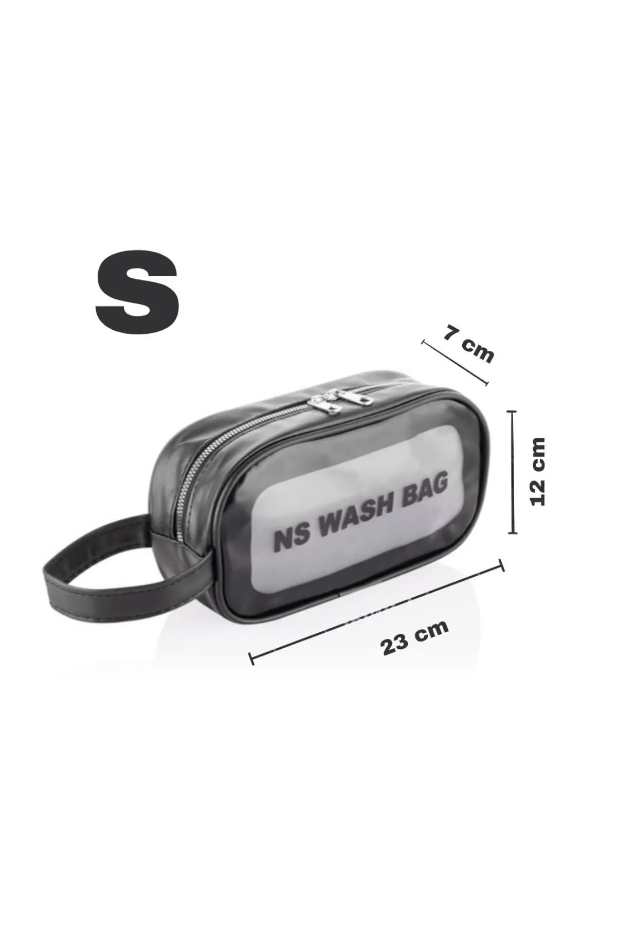 Şeffaf Makyaj Ve Kozmetik Çantası - Taşınabilir Seyahat Banyo Saklama Çantası-s (KÜÇÜK BOY)