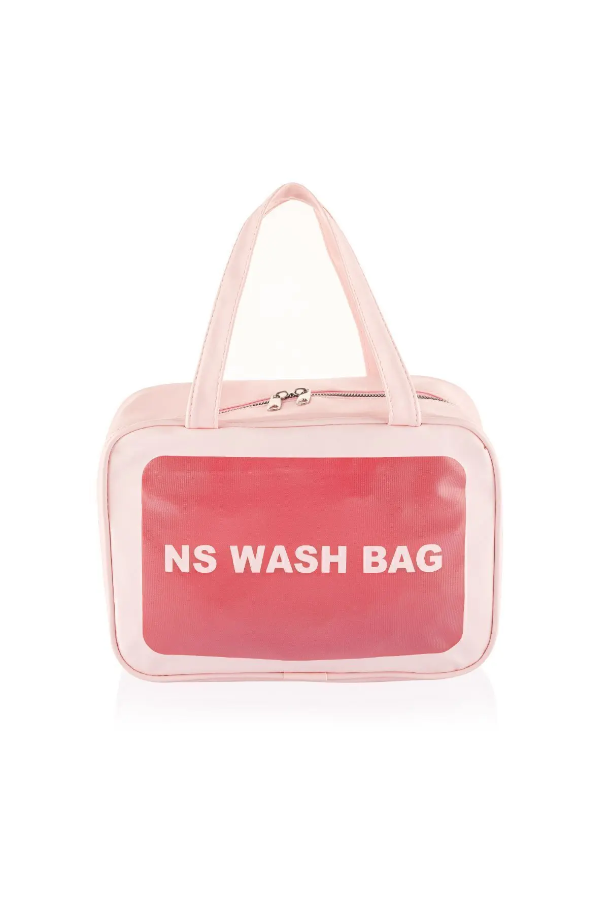 Ns Şeffaf Makyaj Ve Kozmetik Çantası-taşınabilir Seyahat Banyo Saklama Çantası-l (BÜYÜK BOY)