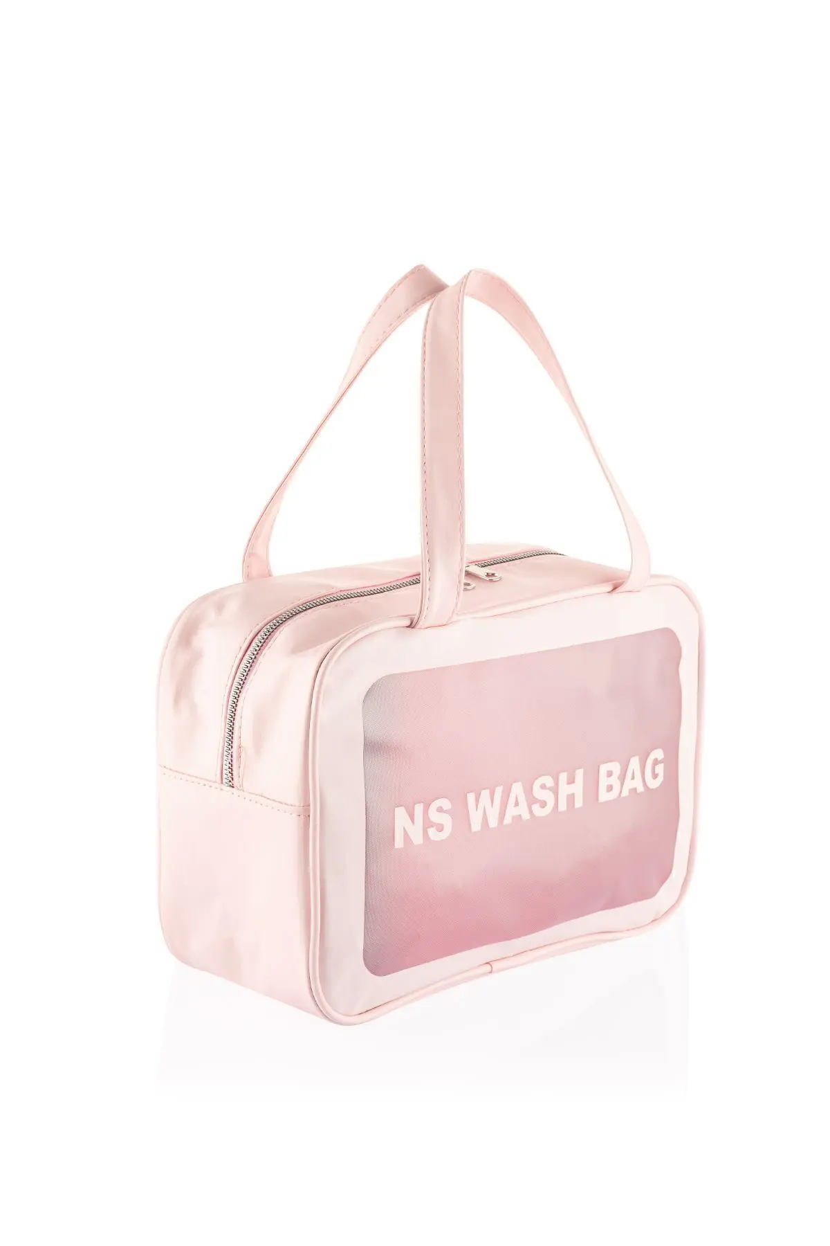 Ns Şeffaf Makyaj Ve Kozmetik Çantası-taşınabilir Seyahat Banyo Saklama Çantası-l (BÜYÜK BOY)