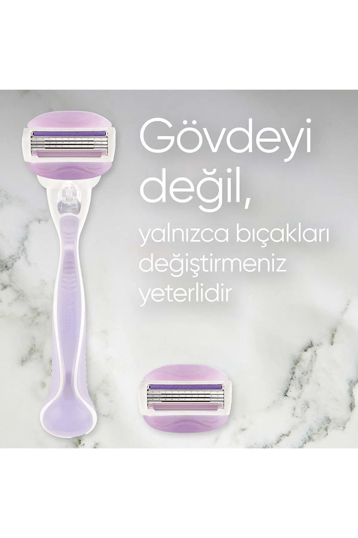 Venus Comfort Glide Breeze Tıraş Makinesi 2 Adet Yedek Başlık