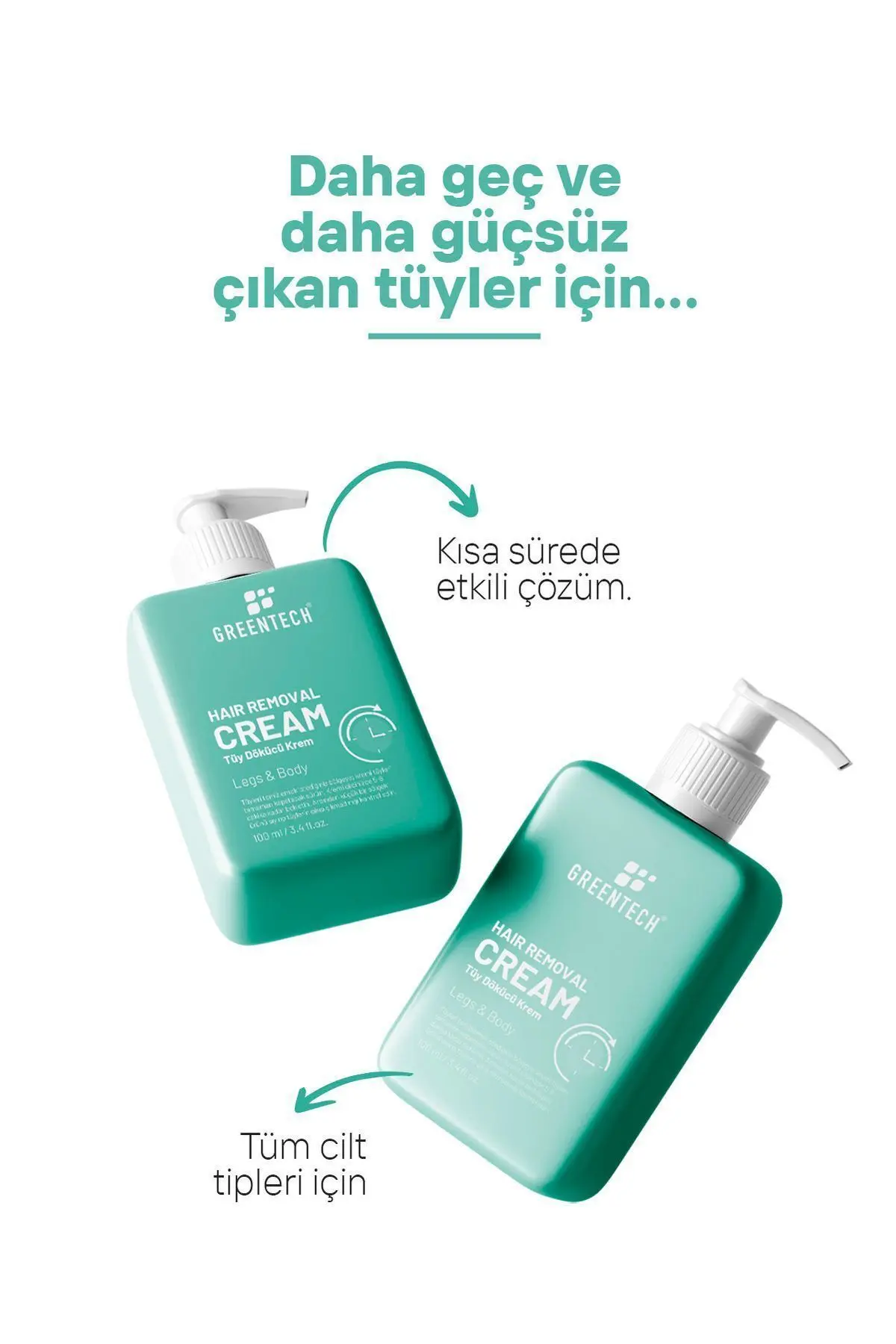 Tüy Dökücü Krem Tüm Ciltler 100 ml