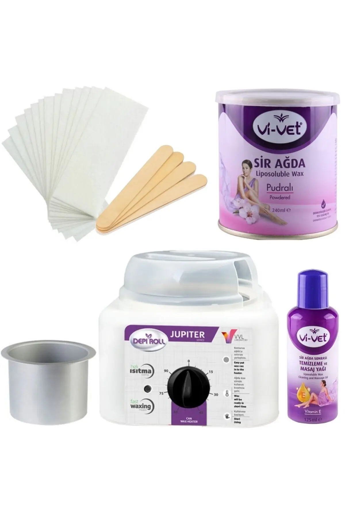 Depirol Sir Ağda Isıtıcı Makine Set