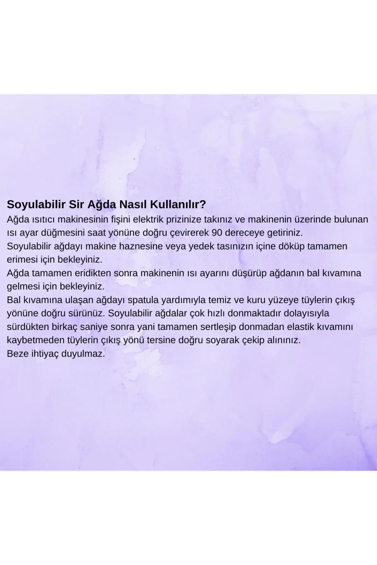 Depirol Sir Ağda Isıtıcı Makine Set