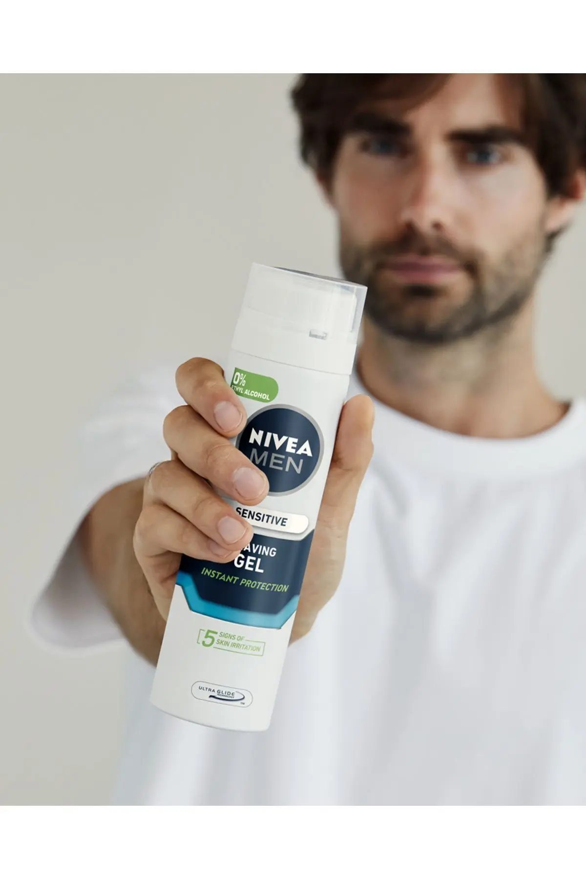 MEN Erkek Hassas Koruma Tıraş Jeli 200ml, Hassas Ciltlere Özel, Yanma Kızarma Kuruma Engelleyici