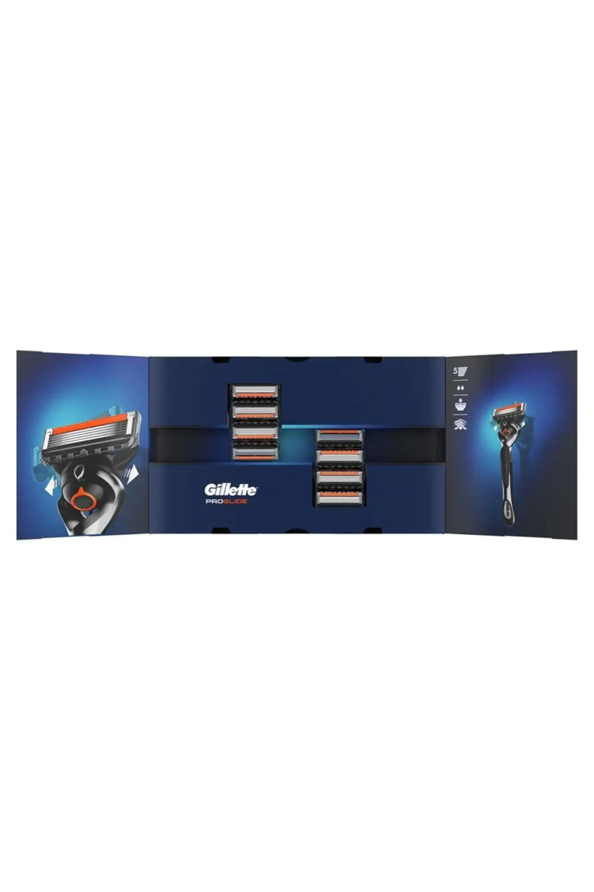 Fusion Proglide Yedek Tıraş Bıçağı 8'li - Karton Paket