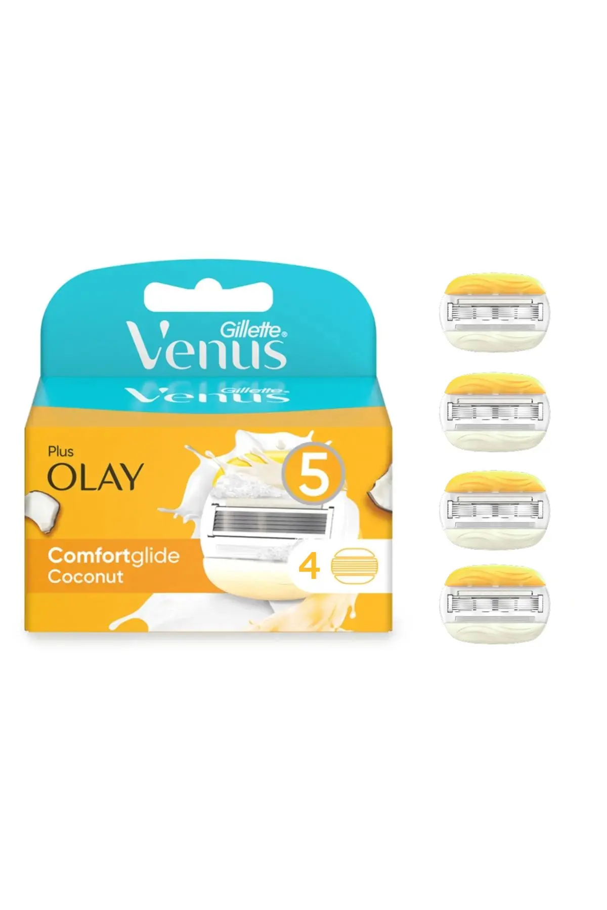 Gillette Venus Kadın Venus Comfortglide Olay Yedek Tıraş Bıçaklağı 4’lü