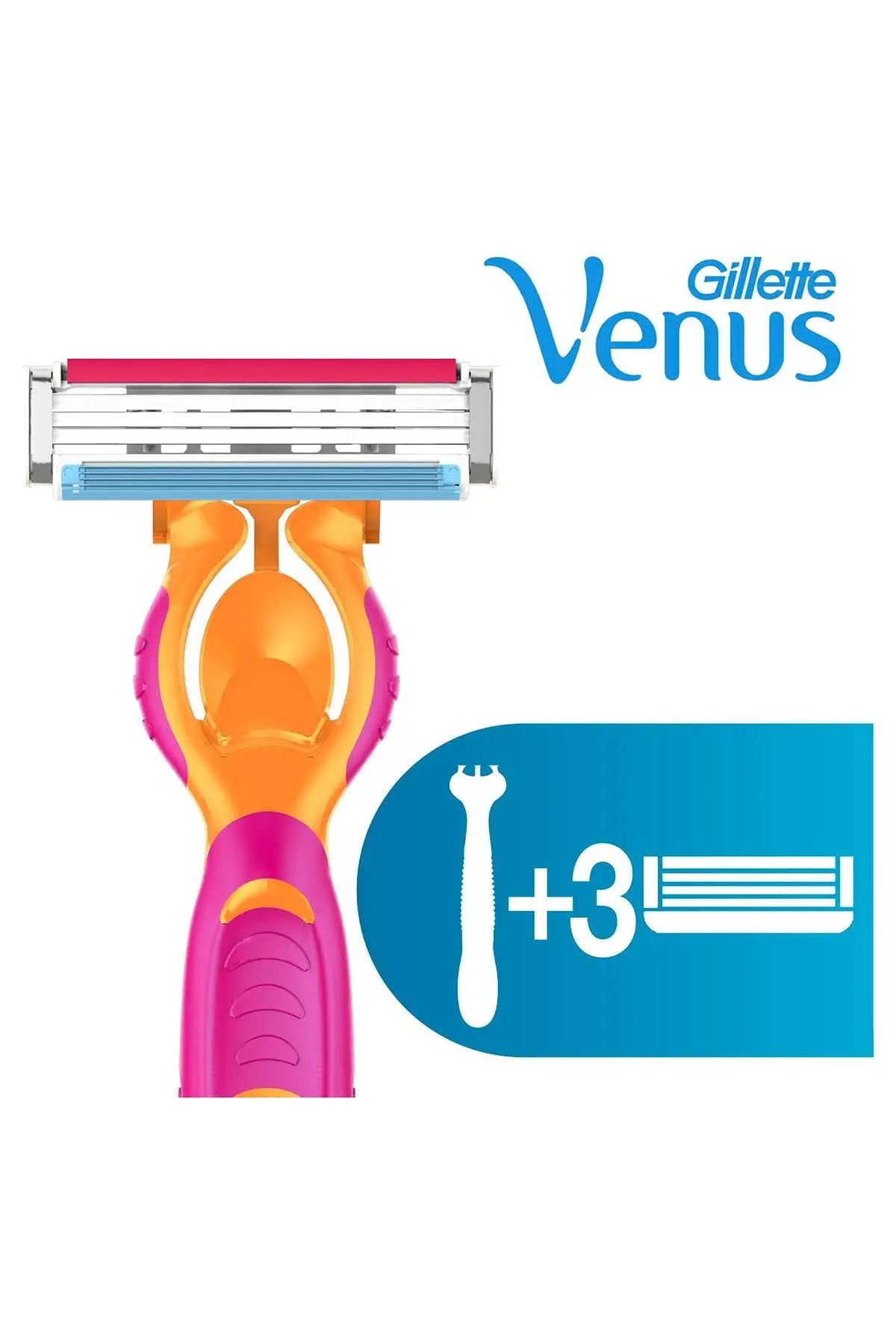 Gillette Venüs simply Venus3 Tıraş Makinesi 3 Yedek Tıraş Bıçağı