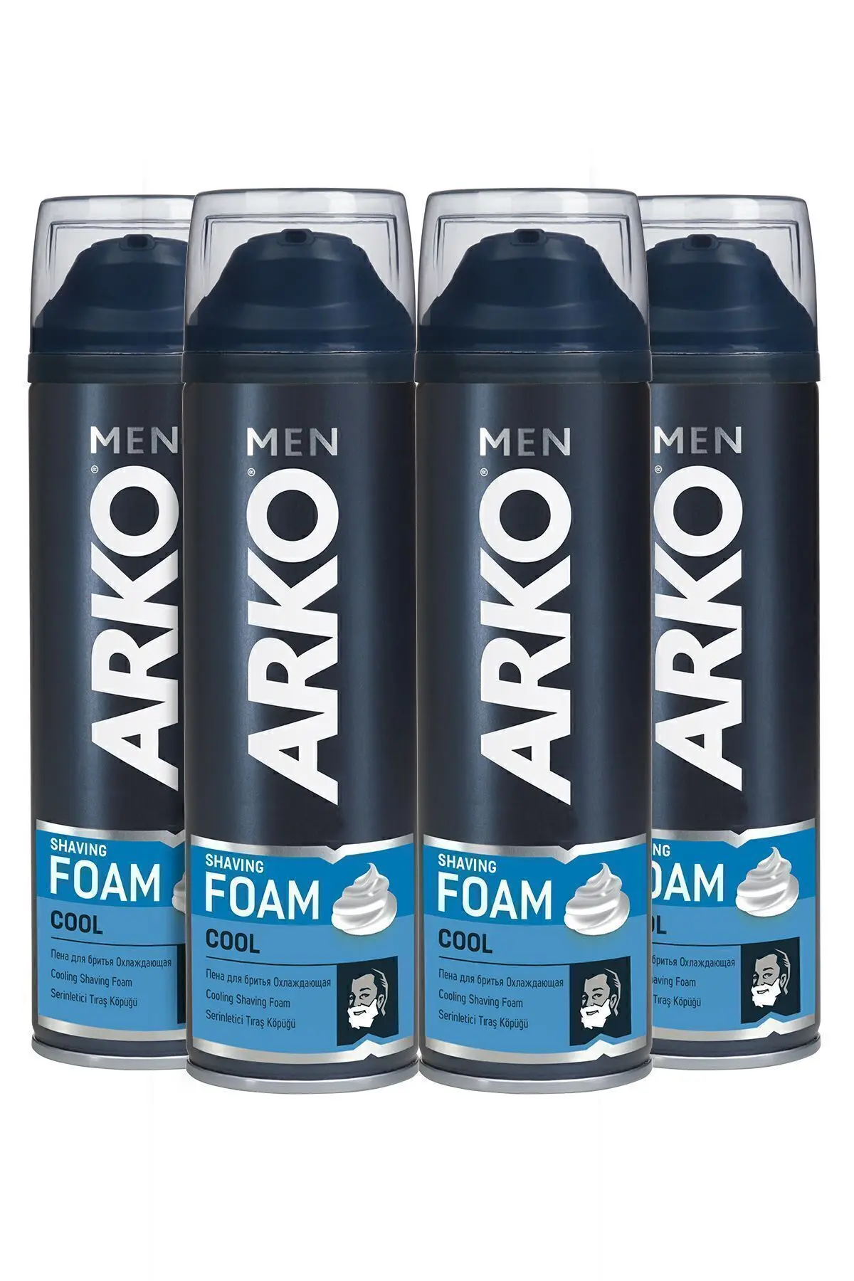 Arko Men Erkek Tıraş Köpüğü Cool 4x200ml