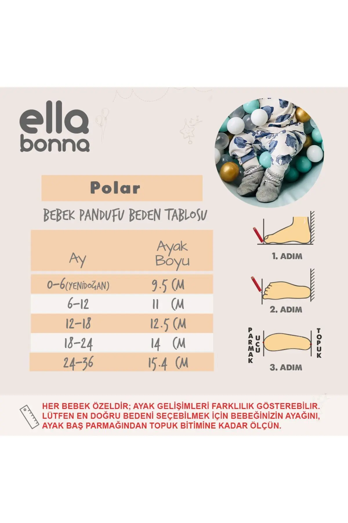 Kaydırmaz Taban, Organik %100 Pamuk Astarlı , Bebek Panduf , 3'Lü Ekonomik Paket (BEJ-SİYAH-GRİ)