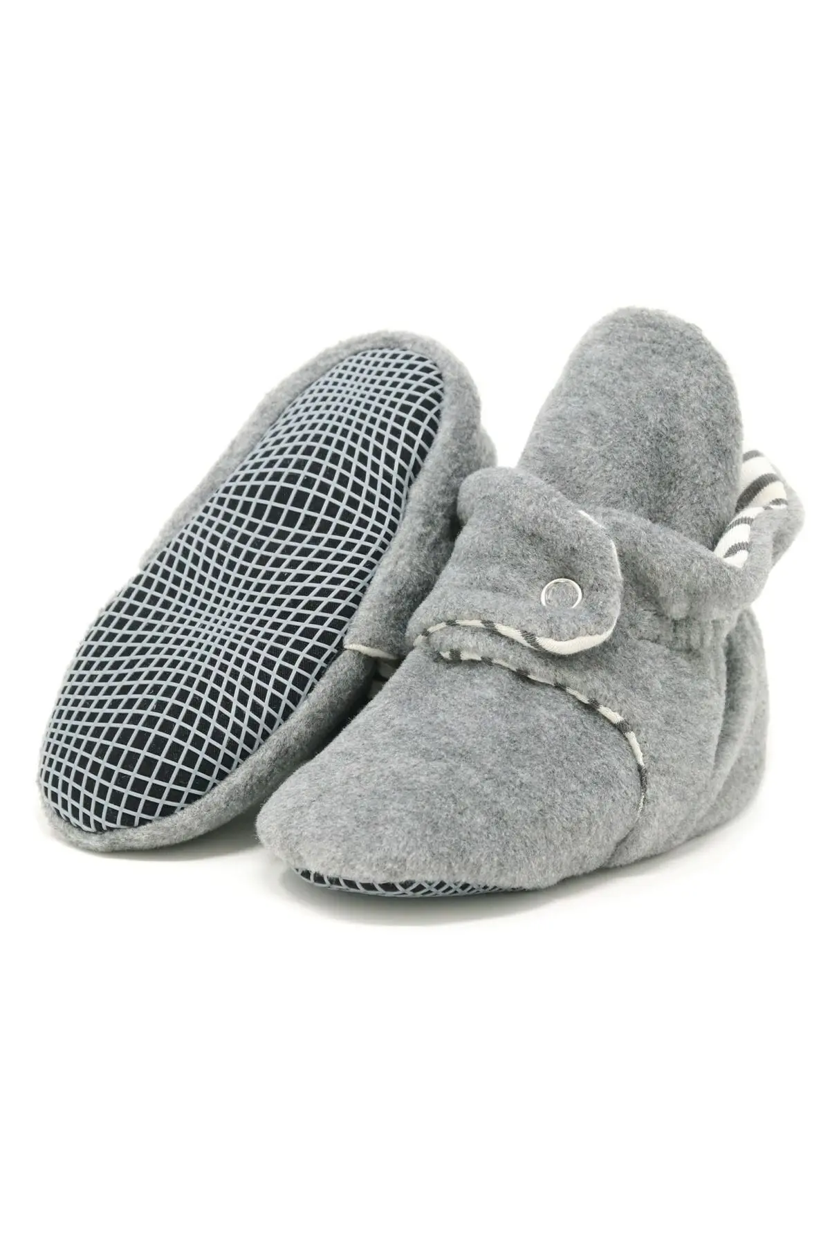 Ella Bonna Kaydırmaz Taban, Bebek Pandufu, Ilkadım Ev Patiği, Terletmeyen Organik Pamuk Astarlı