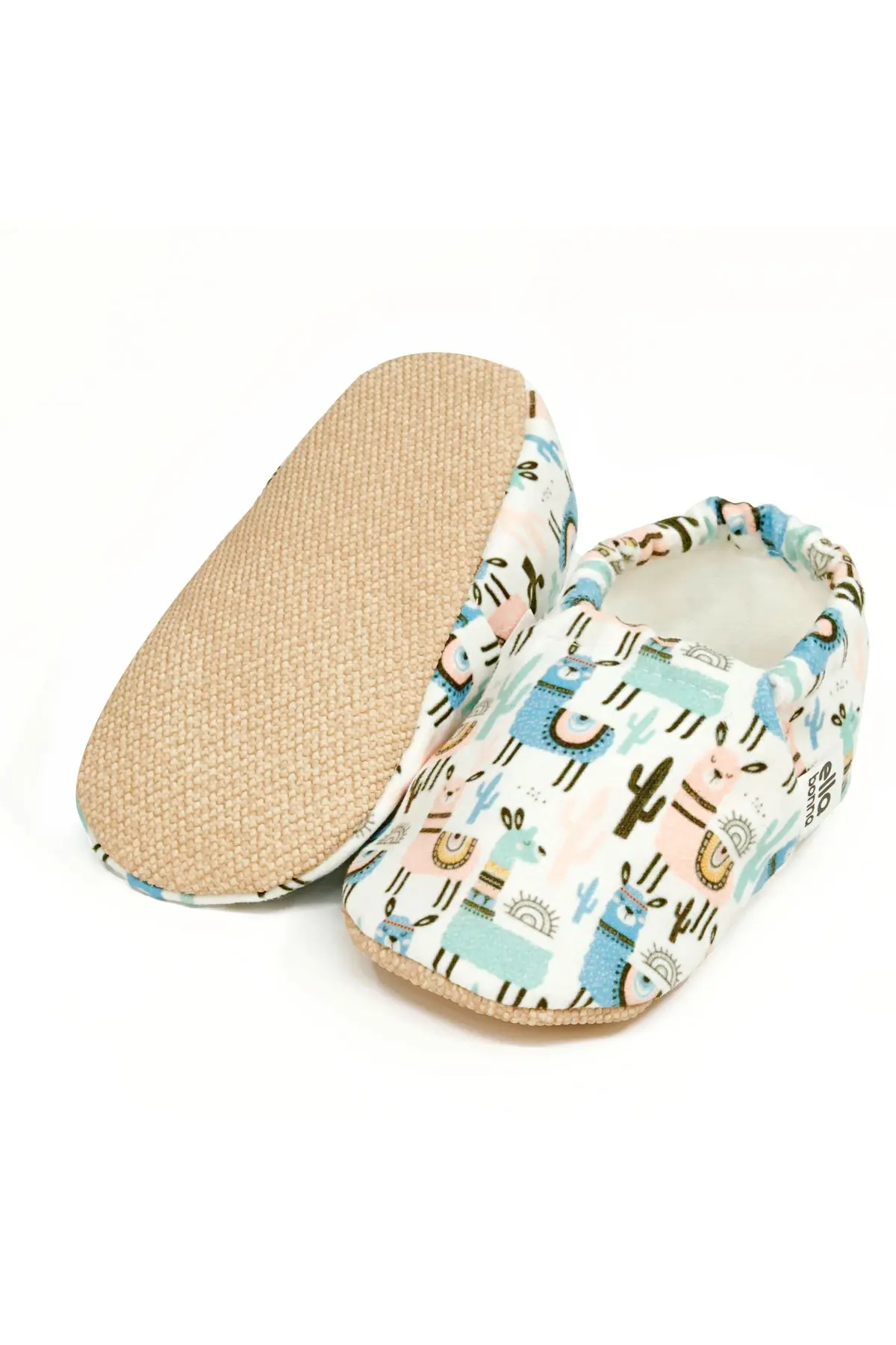 Kaydırmaz Taban Lama Bebek Patik, Ev Botu Terliği Kreş Ayakkabısı Panduf