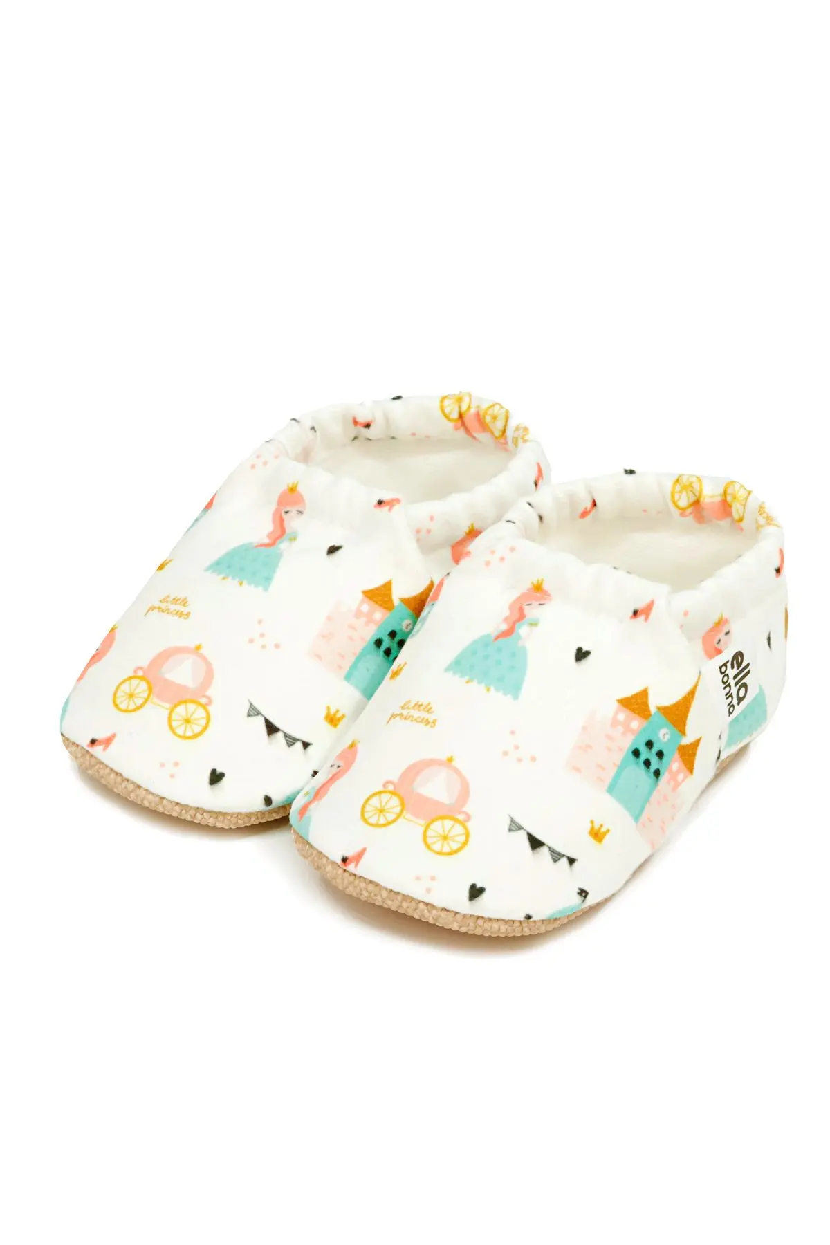 Ella Bonna Kaydırmaz Taban Prenses Bebek Patik, Ev Botu Terliği Kreş Ayakkabısı Panduf