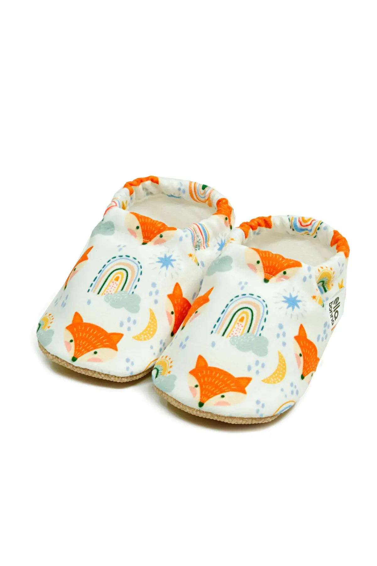 Ella Bonna Kaydırmaz Taban Tilki Bebek Patik, Ev Botu Terliği Kreş Ayakkabısı Panduf