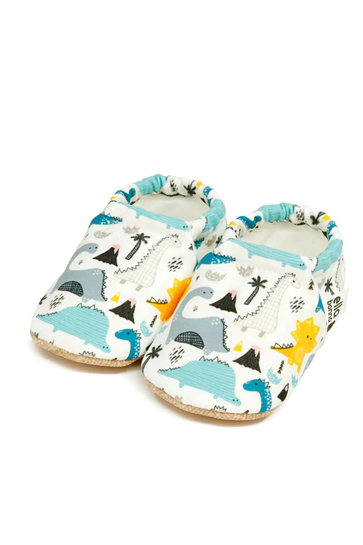 Ella Bonna Kaydırmaz Taban Dino Bebek Patik, Ev Botu Terliği Kreş Ayakkabısı Panduf