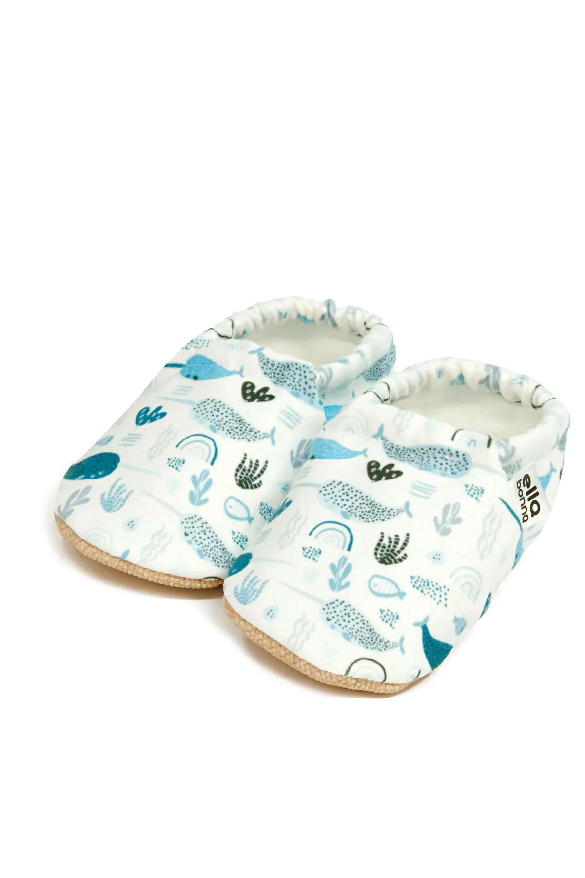 Ella Bonna Kaydırmaz Taban Unicorn Balık Bebek Patik, Ev Botu Terliği Kreş Ayakkabısı Panduf