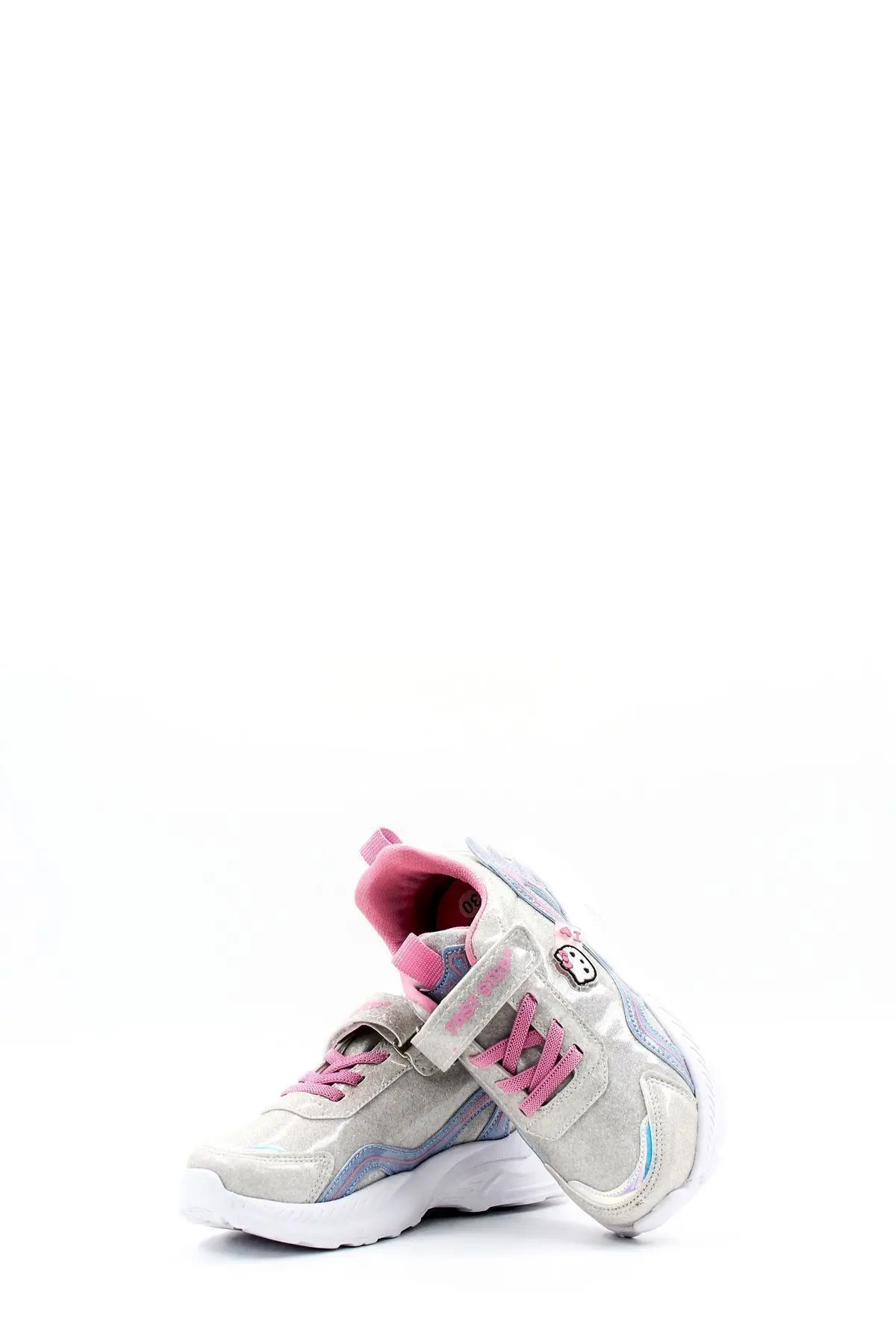 Unisex Spor Rahat Taban Hafif Sneaker Cırt Cırtlı Yazlık Çocuk Ayakkabı 615xca1907