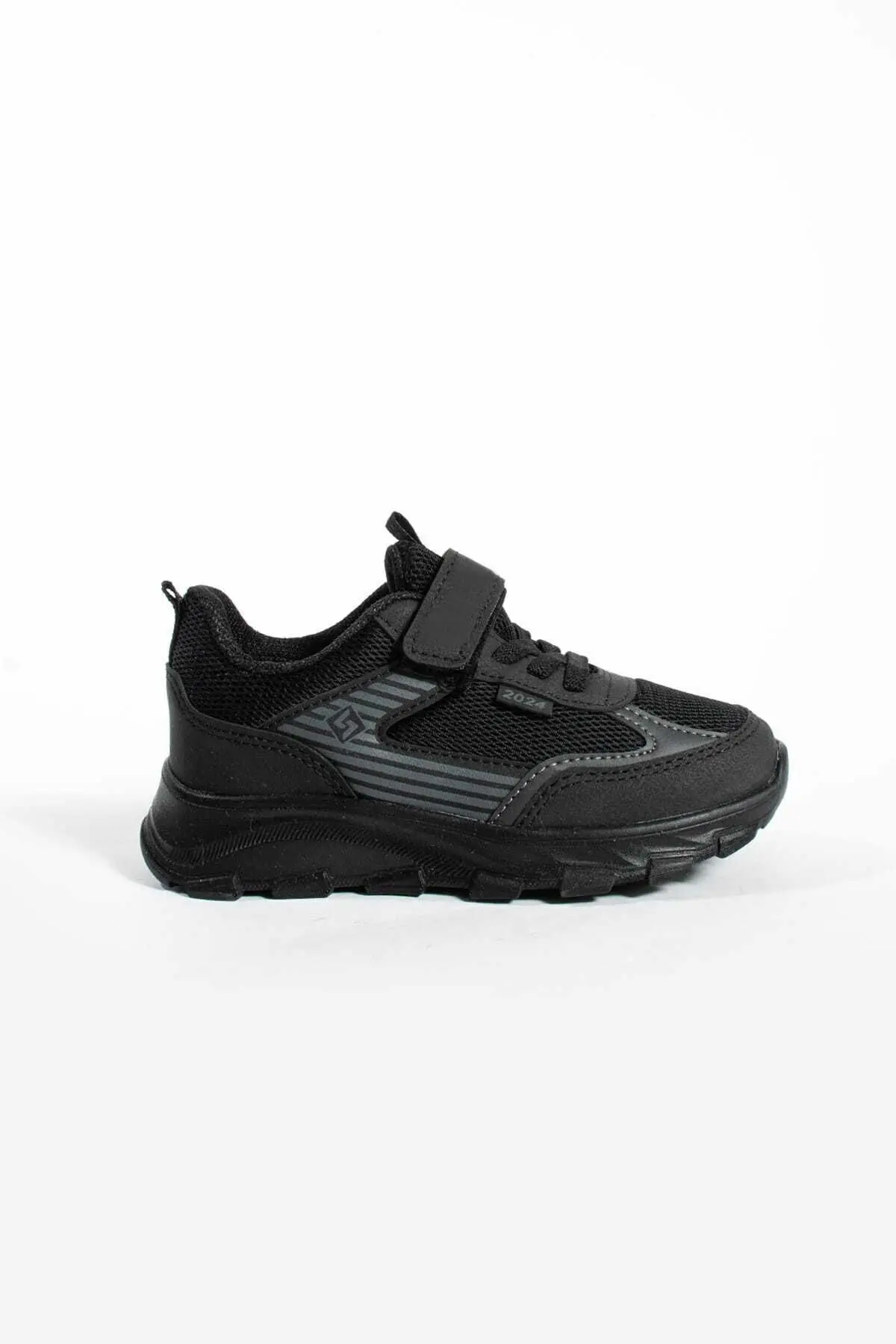 Unisex Çocuk Cırtlı  lastikli Rahat Günlük Sneaker anorak  Spor Ayakkabı hafif poli taban