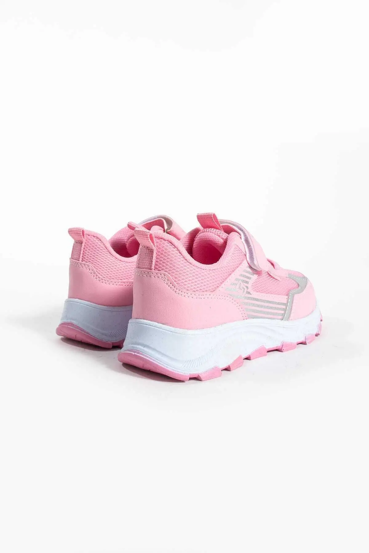 Unisex Çocuk Cırtlı  lastikli Rahat Günlük Sneaker anorak  Spor Ayakkabı hafif poli taban
