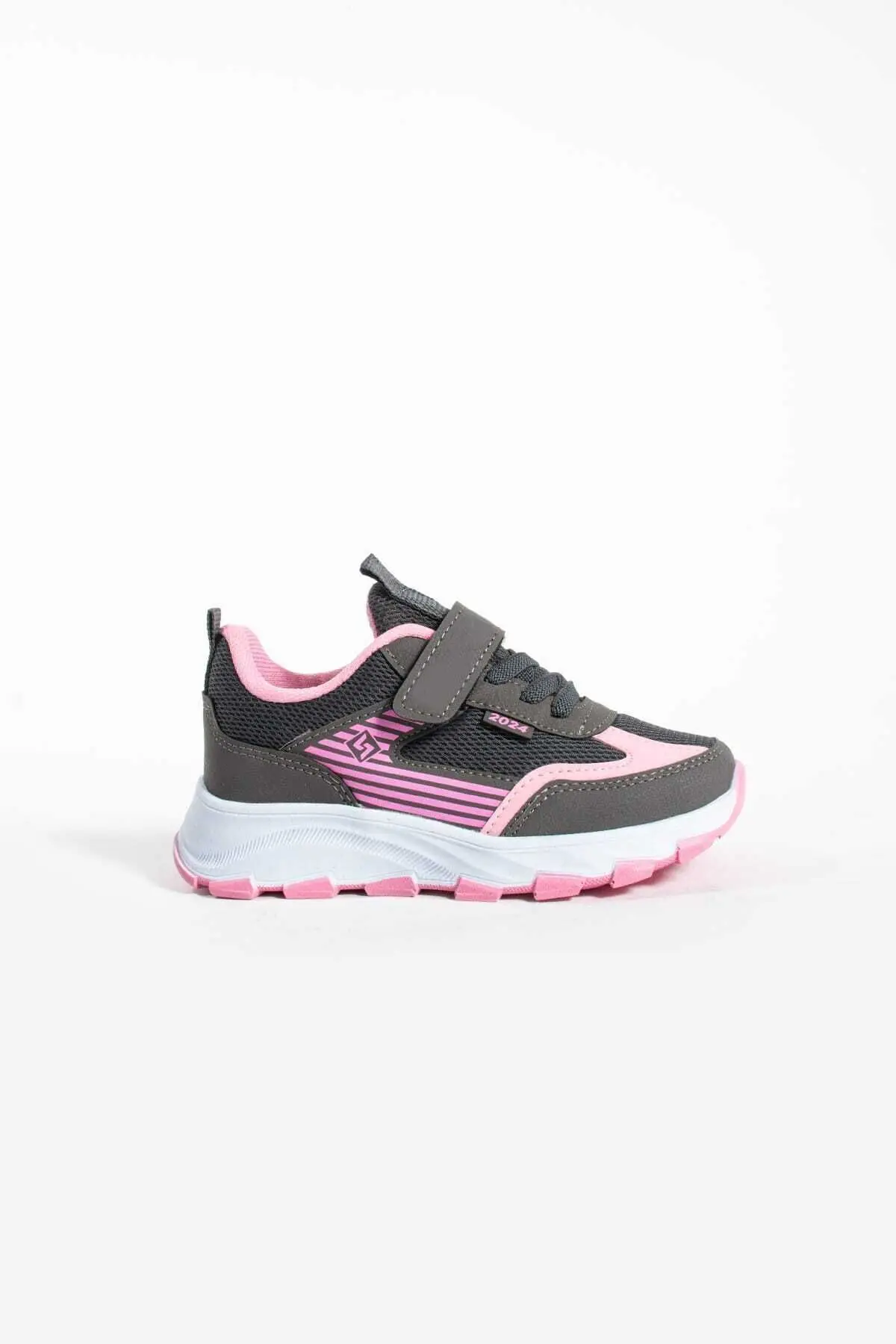 Unisex Çocuk Cırtlı  lastikli Rahat Günlük Sneaker anorak  Spor Ayakkabı hafif poli taban