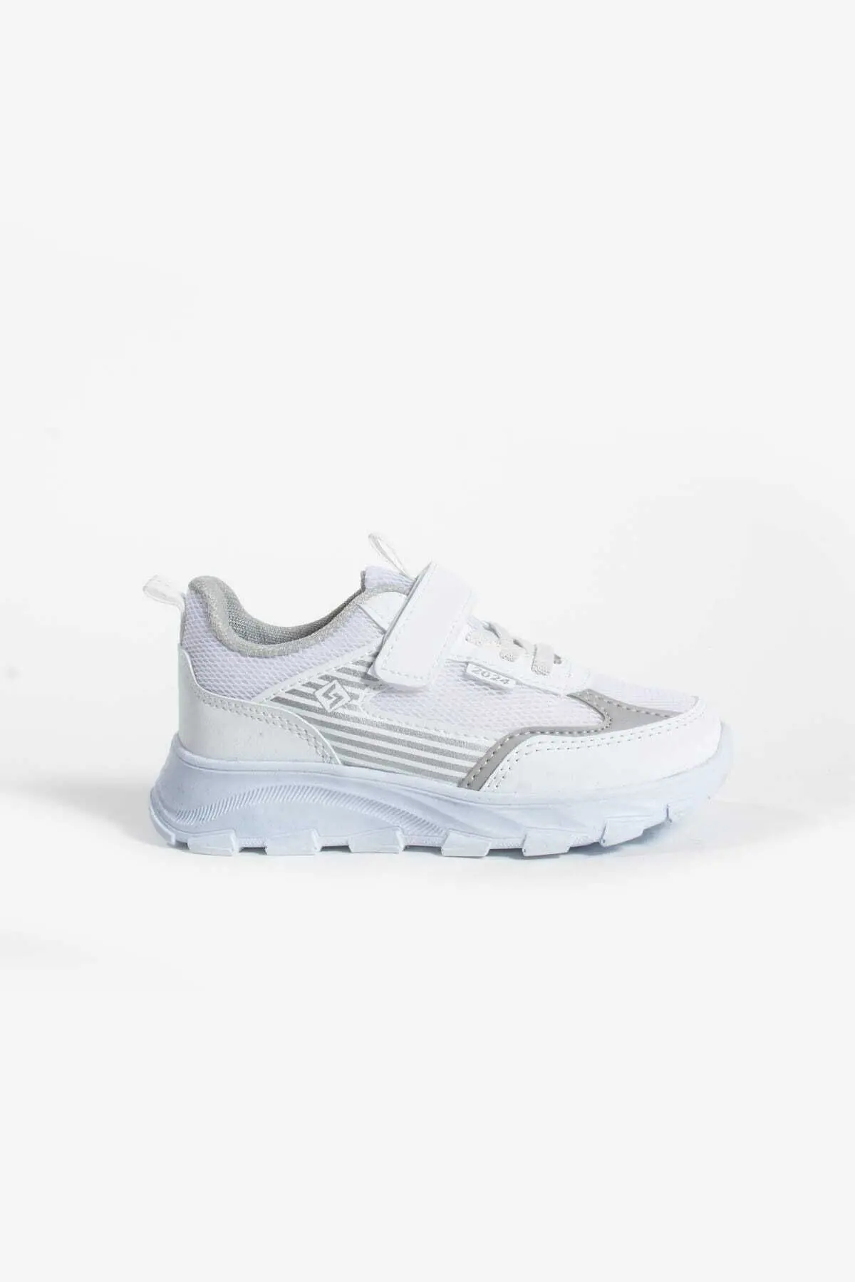 Unisex Çocuk Cırtlı  lastikli Rahat Günlük Sneaker anorak  Spor Ayakkabı hafif poli taban
