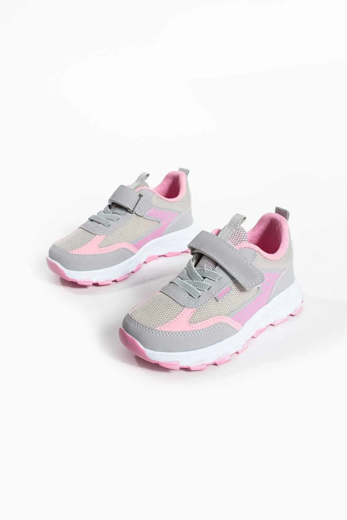 Unisex Çocuk Cırtlı  lastikli Rahat Günlük Sneaker anorak  Spor Ayakkabı hafif poli taban